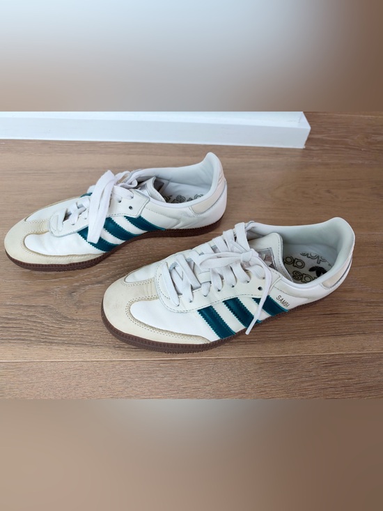 adidas Shoes - Adidas Samba OG Legacy Teal Cloud White Gum Sneakers Women’s 8